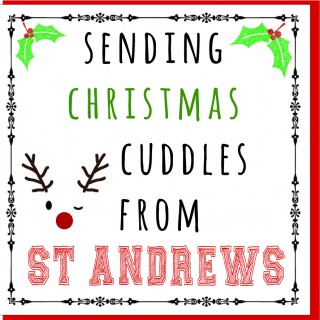 Personalise-Textured Rudolph Card product image
